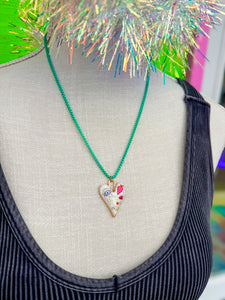 Painted Pulse Neckalce