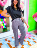 Charcoal Static Gypsy Pants