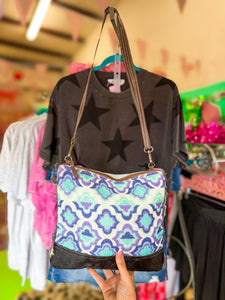 Lavender Mirage Crossbody Purse