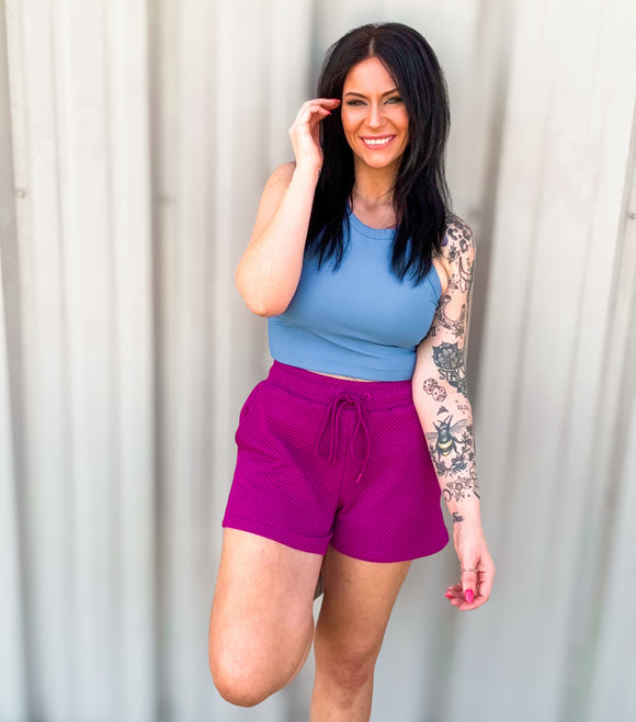 Magenta Mayhem Shorts