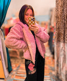 Pink • Ultra-Cozy Zip-Up Sherpa Jacket