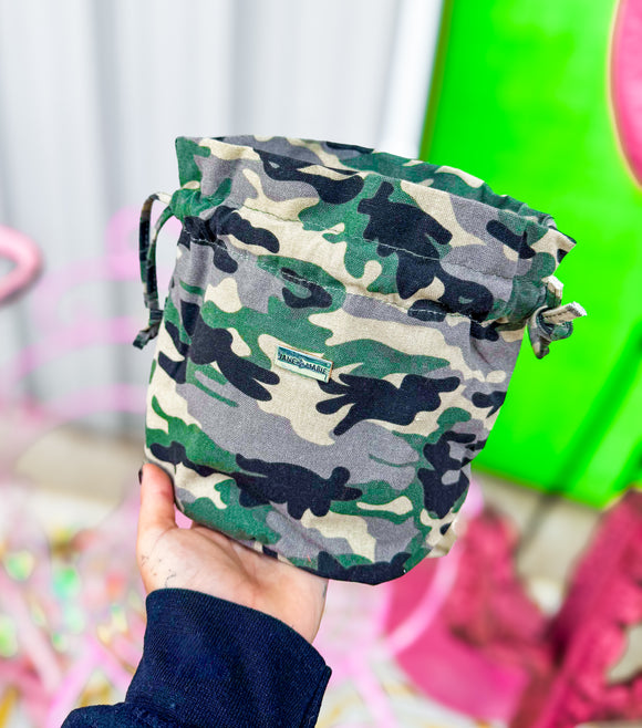 Camo Travel Necessitates Bag