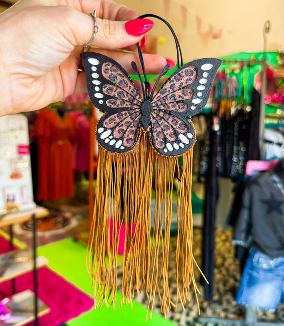 Leopard Butterfly Freshie • Monkey Farts Scented