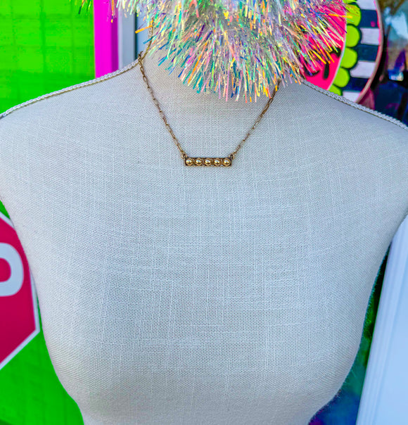 Raise the Bar Necklace