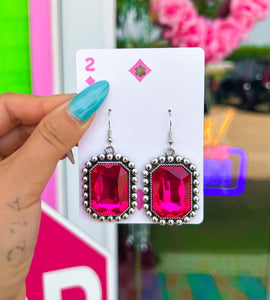 Strutting The Catwalk Earrings, Pink