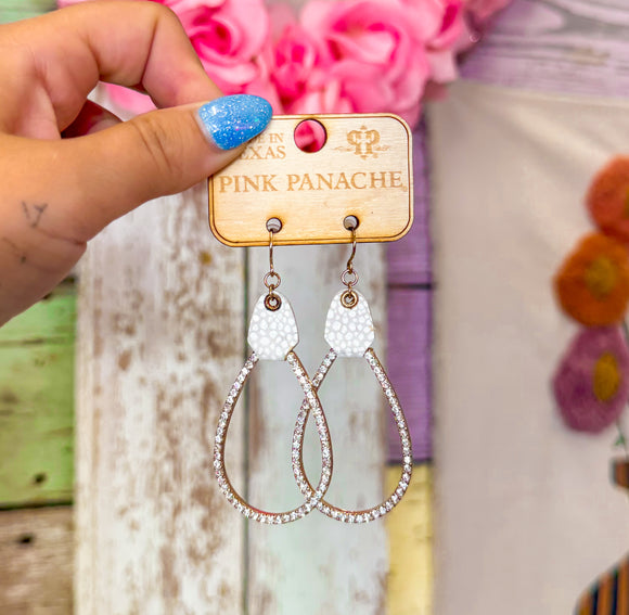 Little Leather Accent Earrings