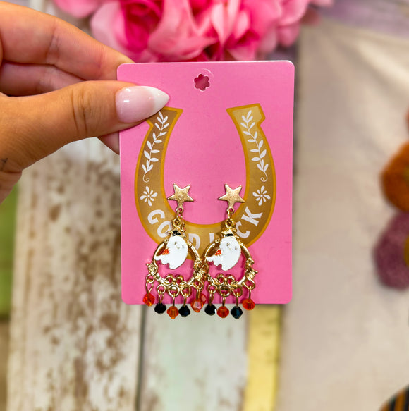 ￼Ghost Tours Halloween Earrings